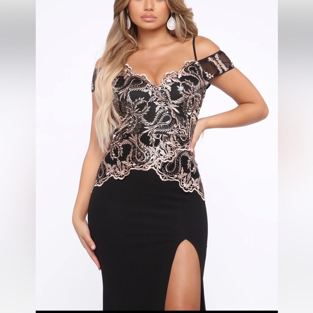 Feeling High Class Maxi Gown - Fashion Nova